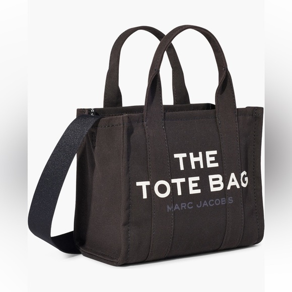 Authentic Marc Jacobs Black Tote Bag Medium Y2K - Picture 2 of 11